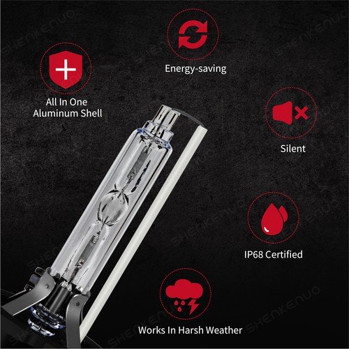 Bombilla de faro HID delantera para Lincoln MKS 2009-2016 haz alto y bajo stock cantidad 2 - Imagen 20 de 22