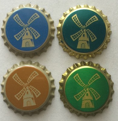 4 b..r caps from Moldova Efes brewery