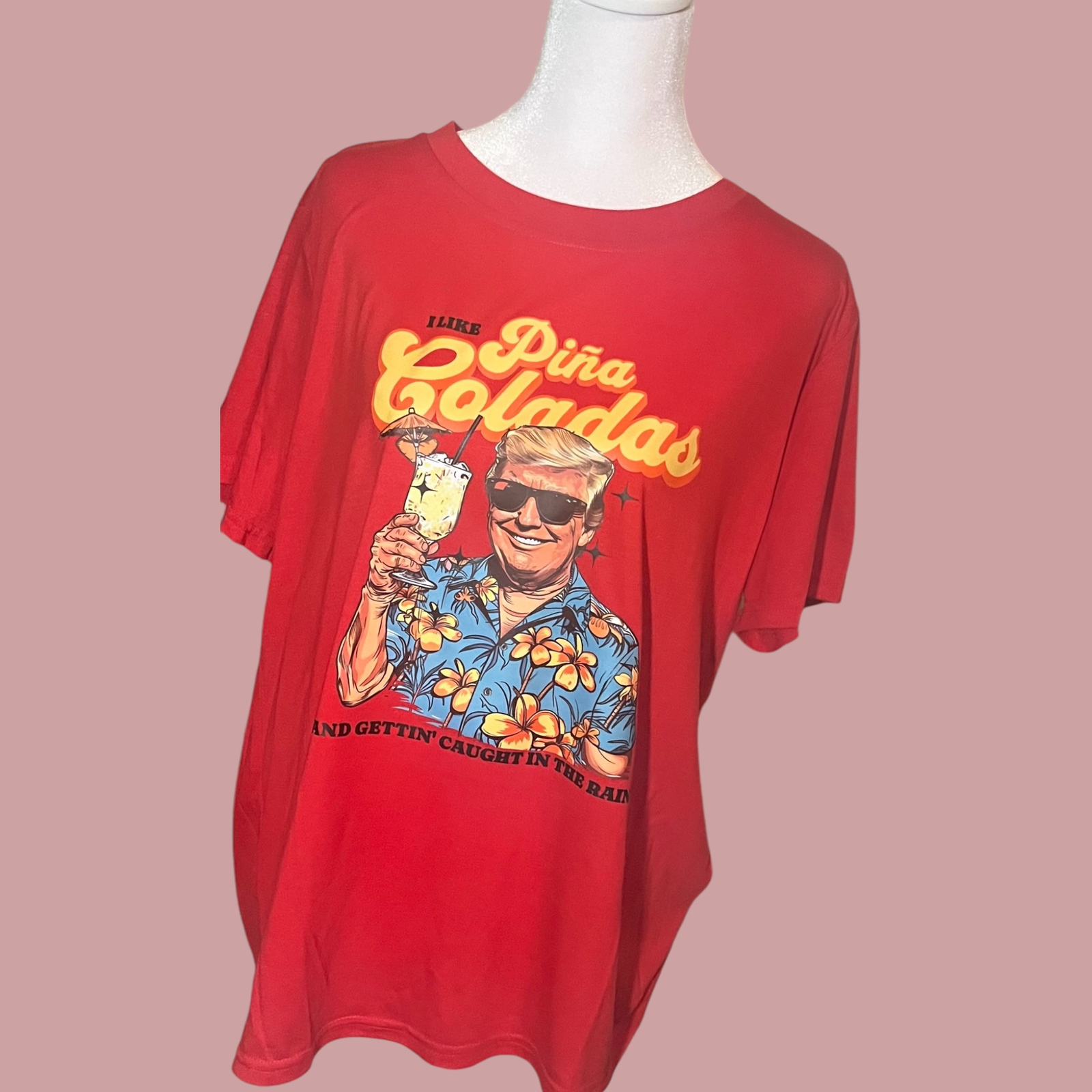 Funny Donald trump graphic womens tee XXL