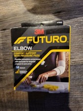 New 3M Futuro 47862 ELBOW Comfort Support w/ Pressure Pads Medium 10.0-11.0 "