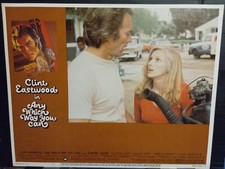Lobby Card 1980 ANY WHICH WAY YOU CAN Clint Eastwood Sondra Locke on street