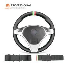 Diy Genuine Leather Steering Wheel Cover For Alfa Romeo Giulietta Mito Non-slip Diy Genuine Leather Steering Wheel Cover For Alfa Romeo Giulietta Mito Non-slip