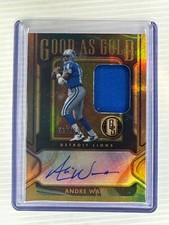  2024 Gold Standard, Andre Ware #GAG-AWE, Good as Gold Patch Auto /199 Lions