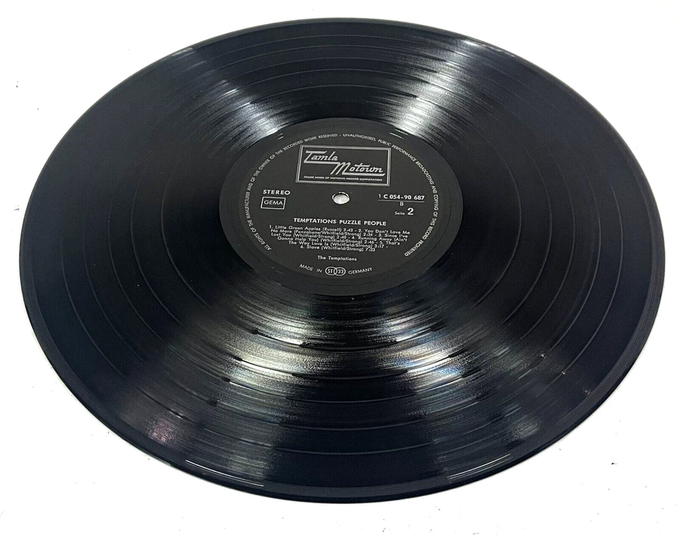 TEMPTATIONS ~ PUZZLE PEOPLE ~ Rare German Import LP/Vinyl VG++~8 - Image 4 of 4