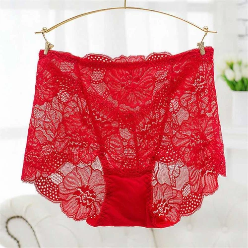 Damen-Spitzenhöschen nahtlos sexy Unterwäsche hohe Taille Schlüpfer Dessous weiblich USA - Bild 19 von 32