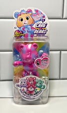 Care Bears Peel N' Reveal Mystery Figure Remix Series 2 Pink Blue Hearts New