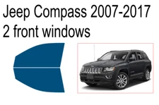 Premium Carbon Window Tint fits Jeep Compass 2007-2017 precut tint 2f