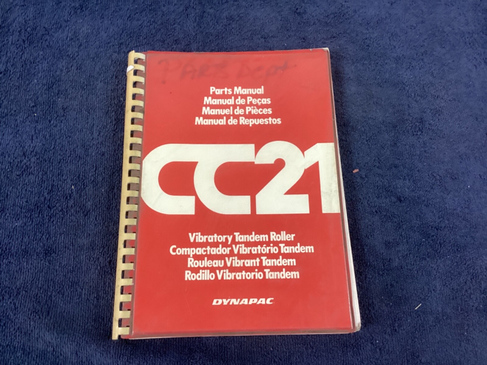 Dynapac CC21 Vibratory Roller Spare Parts Catalog Manual | eBay