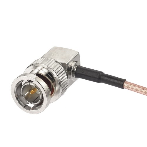 8" Dual BNC Male right angle 75Ω pigtail RG179 for Vedio HD SDI Camera Camcorder - Picture 3 of 10