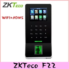 ZKTeco F22 WIFI+ADMS TCP/IP Biometric Fingerprint Time Attendance Access Control