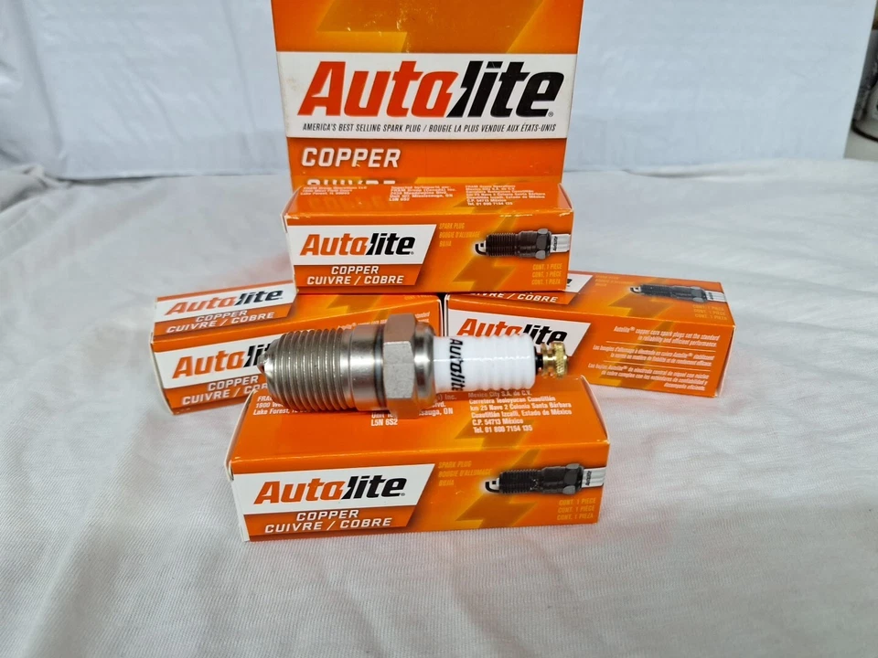 4 bujías Autolite estilo moderno para Ford Modelo T 1909-1927 con tuerca para pulgar Foto 3 de 4