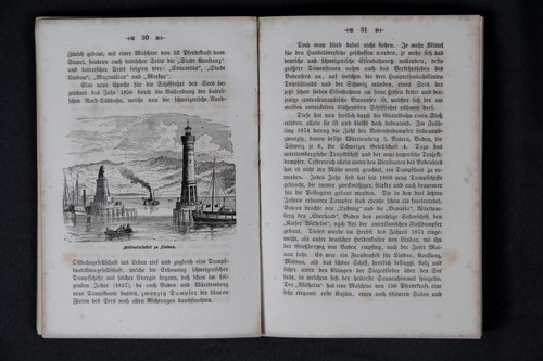Reisebeschreibung Bayern Bodensee Rheinthalgletscher Bregenzer Wald Skizzen 1875 - Picture 6 of 7