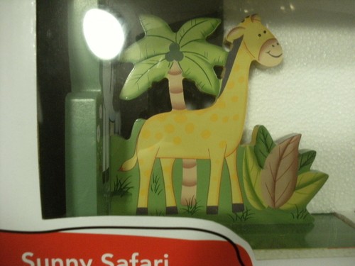 Kids Sunny Safari Bookends by Fantasy Fields Wooden Animal Nursery Décor W-9837A - Picture 2 of 9