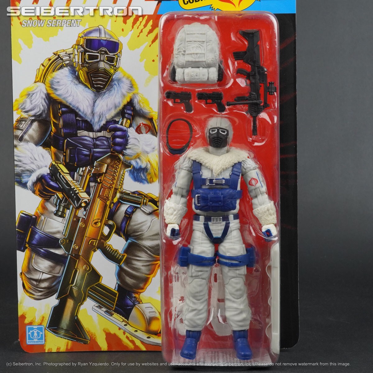 SNOW SERPENT GI Joe Classified Series Retro Carded 6