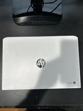 HP Chromebook 15.6'' White (Missing Charger) (Slightly Used)