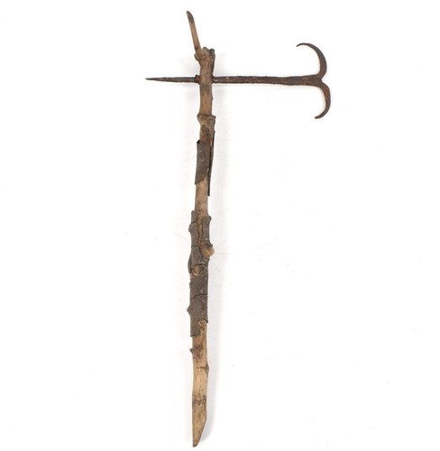 Lobi Old Wood Knife Pick Burkina Faso - Picture 7 of 7
