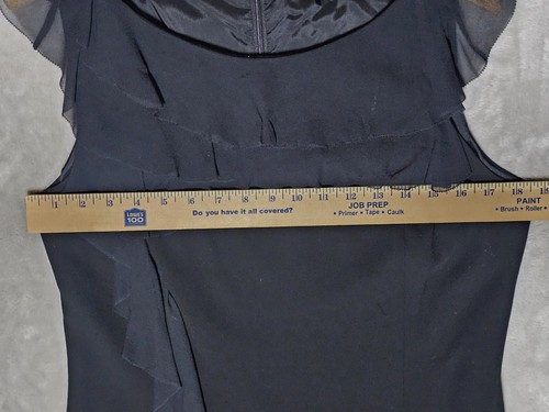 Lauren Ralph Lauren Dress Sheath Black Lined Size 12 Evening Party Cocktail - Picture 6 of 12
