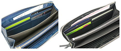 No.599【chemicalDENIM✖️stripe Longwallet】 PORTER WONDER Long wallet L-shaped zipper 342-06033 Navy NEW