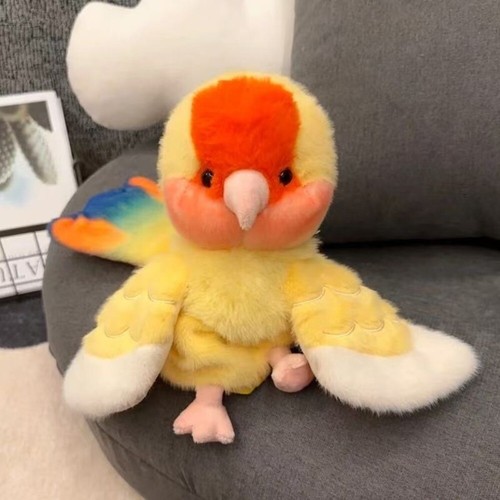 Peluche Budgerigar marionnette à main oiseaux accessoires de jeu doux cosplay peluche économies poupée enfants
