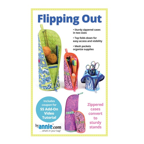 Quilting Sewing By Annie Flipping Out Pattern Only - Picture 1 of 4