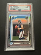 2024 Donruss - Rated Rookie Caleb Williams #327 Optic Preview 🔥 PSA 10 Bears