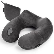 Inflatable Travel Pillow for Sleeping Airplane - Inflatable Neck Pillow for T...