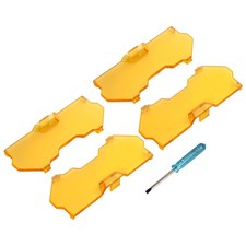 Auxiliary Light Cover For maXpeedingrods 5 inch Round LED Pods Amber PC 4Pack