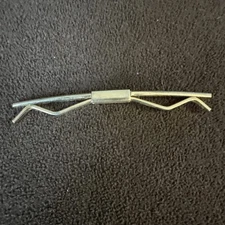 Gold Tone Anson Signed Collar Clip Bar Mens Fashion Gift Father Dad Son