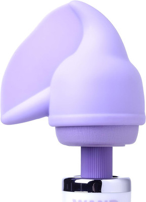 Wand Essentials Flutter Wand Massager Attachment for Women, Soft Silicone Pleasu