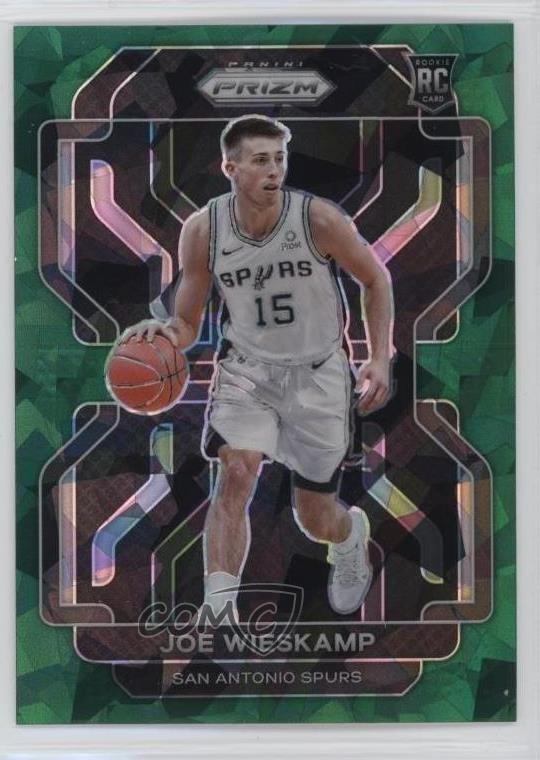 2021-22 Panini Prizm Green Ice Prizm Joe Wieskamp #322 Rookie RC 0y6s