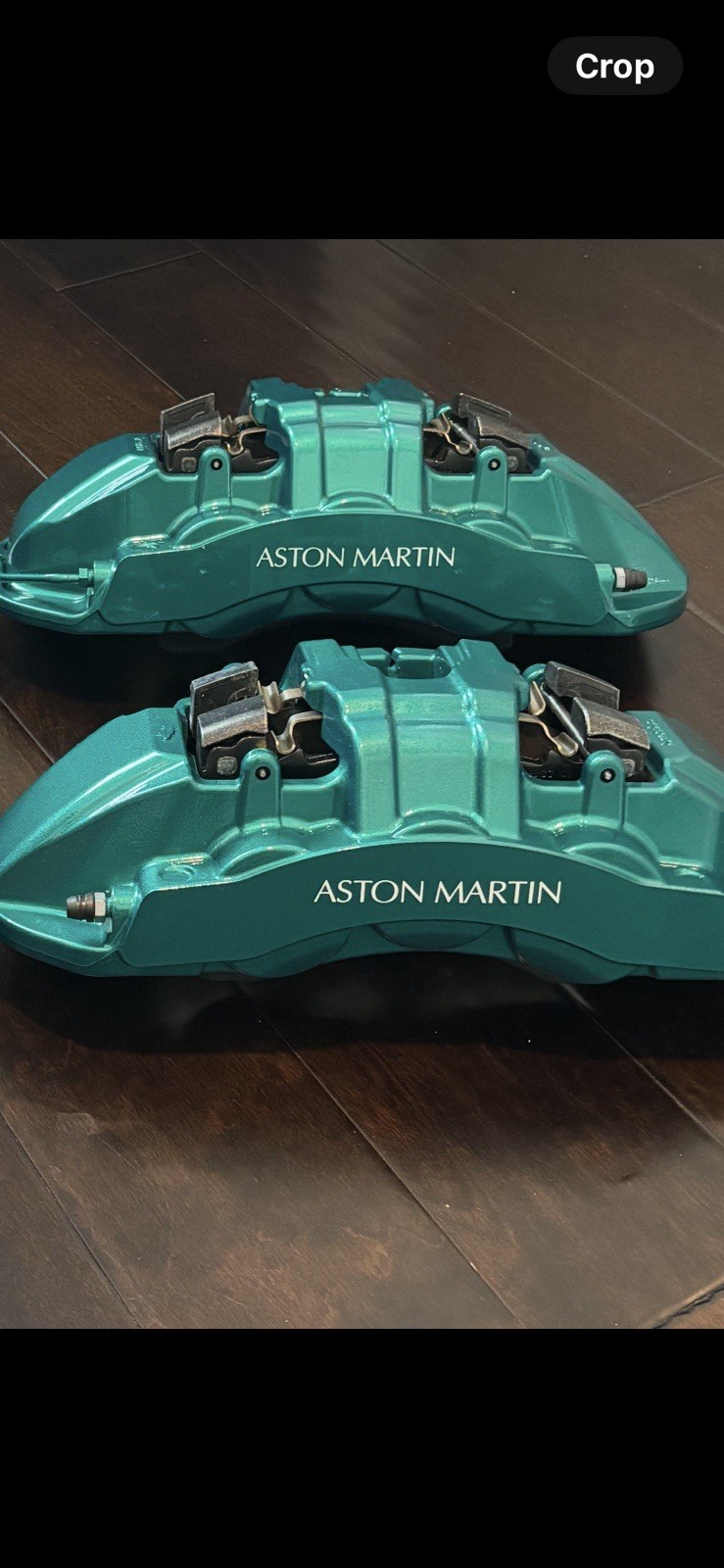 Aston Martin DB12/Vantage 2025 Carbon Ceramic brake calipers AM Racing Green