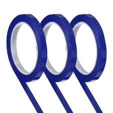 3 Pcs Whiteboard Tapes, 0.4" x 72 Yards Dry Erase Board Grid Tape, Blue