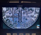 Error 1991 P Dime Worn Out Die Dropped Letters Struck Lost Letters Broken  — photo 5