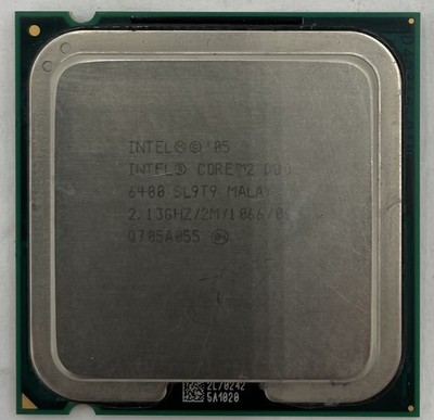Intel Core 2 Duo E6400 Desktop CPU Processor- SL9T9
