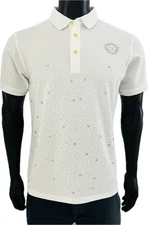 Vèrsace Men White Polo Shirt