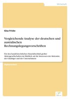 Gisa Fricke | Vergleichende Analyse Der Deutschen Und Australischen...