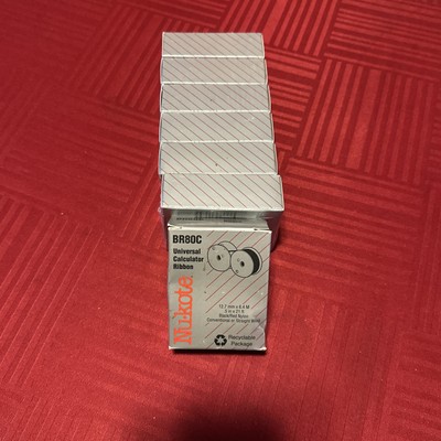 Nukote Universal Calculator Ribbon -- BR80C -- New, lot of 7