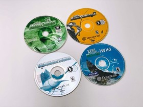 SEGA Bass 1 + 2 + Marine Fishing + Reel Fish Wild (Dreamcast) [COMPLETE + DISC]