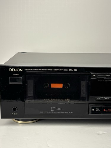Denon DRM-600 Stereo Cassette Deck 1990 - Japan - N/MINT - Picture 2 of 11