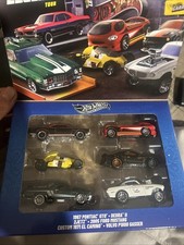 Hot Wheels Silver Series Legends 2025 Tour 6 Car Set GTO Mustang Gasser BinZZ