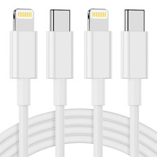 USB C to Lightning Cable 2Pack 3FT MFi Certified , iPhone Fast 2P1M, White