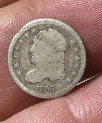 1836 Capped Bust Half Dime — photo from another recent sale