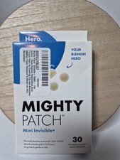 Hero Mighty Patch Invisible Minis Hydrocolloid Acne Pimple Patch 30ct 08/23/2028