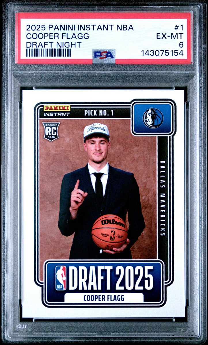 2025-26 Panini Instant - Draft Night 2025 Cooper Flagg #NBADN-1