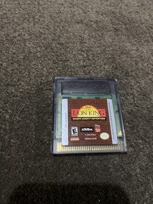 Disney's The Lion King: Simba's Mighty Adventure Nintendo Game Boy Color, 2000