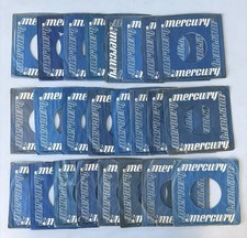 Huge Lot Of (24) Blue 1980s Mercury 45 RPM Record Sleeves - Company Sleeves