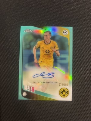 2025-26 Topps Chrome UCC Maximilian Beier Auto /199 CA-MB