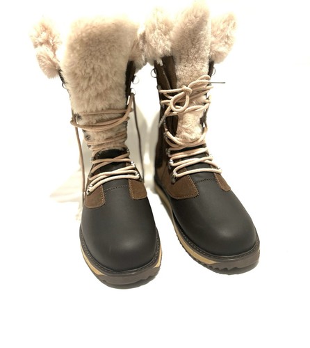 EMU Australia Orica Damen Hi Thermo Wildleder wasserdicht braun Stiefel UK 6 - Bild 2 von 11