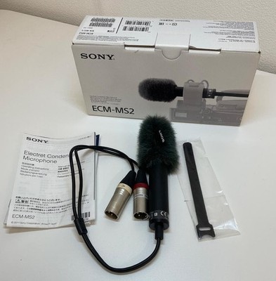 SONY ECM-MS2 Elektret-Kondensatormikrofon kompaktes Design funktioniert aus J...