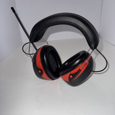 Generic Red Am/Fm Headphones  With Aux Jack Small Size
